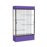 Ghent Spirit Floor Display Case Lighted, Aluminum Frame, 80