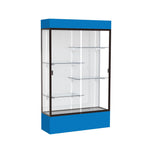 Ghent Spirit Floor Display Case Lighted, Aluminum Frame, 80