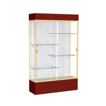 Ghent Spirit Floor Display Case Lighted, Aluminum Frame, 80