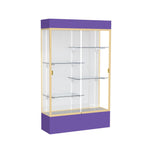 Ghent Spirit Floor Display Case Lighted, Aluminum Frame, 80