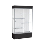 Ghent Spirit Floor Display Case Lighted, Aluminum Frame, 80