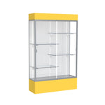 Ghent Spirit Floor Display Case Lighted, Aluminum Frame, 80