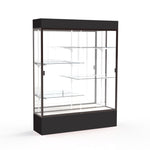 Ghent Spirit Floor Display Case Lighted, Aluminum Frame, 80