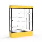 Ghent Spirit Floor Display Case Lighted, Aluminum Frame, 80