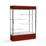 Ghent Spirit Floor Display Case Lighted, Aluminum Frame, 80