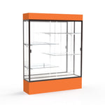 Ghent Spirit Floor Display Case Lighted, Aluminum Frame, 80