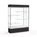 Ghent Spirit Floor Display Case Lighted, Aluminum Frame, 80