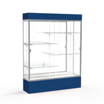 Ghent Spirit Floor Display Case Lighted, Aluminum Frame, 80