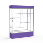 Ghent Spirit Floor Display Case Lighted, Aluminum Frame, 80