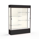 Ghent Spirit Floor Display Case Lighted, Aluminum Frame, 80