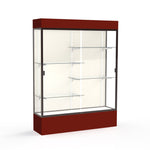 Ghent Spirit Floor Display Case Lighted, Aluminum Frame, 80