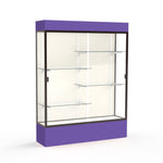 Ghent Spirit Floor Display Case Lighted, Aluminum Frame, 80