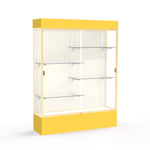 Ghent Spirit Floor Display Case Lighted, Aluminum Frame, 80