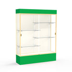 Ghent Spirit Floor Display Case Lighted, Aluminum Frame, 80