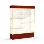 Ghent Spirit Floor Display Case Lighted, Aluminum Frame, 80