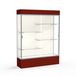 Ghent Spirit Floor Display Case Lighted, Aluminum Frame, 80