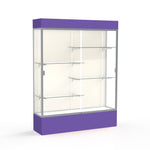 Ghent Spirit Floor Display Case Lighted, Aluminum Frame, 80