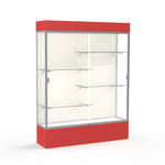 Ghent Spirit Floor Display Case Lighted, Aluminum Frame, 80