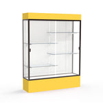 Ghent Spirit Floor Display Case Lighted, Aluminum Frame, 80