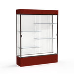 Ghent Spirit Floor Display Case Lighted, Aluminum Frame, 80