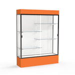 Ghent Spirit Floor Display Case Lighted, Aluminum Frame, 80