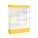 Ghent Spirit Floor Display Case Lighted, Aluminum Frame, 80