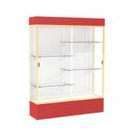 Ghent Spirit Floor Display Case Lighted, Aluminum Frame, 80