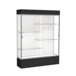 Ghent Spirit Floor Display Case Lighted, Aluminum Frame, 80