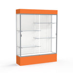 Ghent Spirit Floor Display Case Lighted, Aluminum Frame, 80