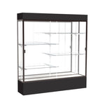 Ghent Spirit Floor Display Case Lighted, Aluminum Frame, 80