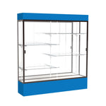 Ghent Spirit Floor Display Case Lighted, Aluminum Frame, 80