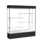 Ghent Spirit Floor Display Case Lighted, Aluminum Frame, 80