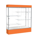 Ghent Spirit Floor Display Case Lighted, Aluminum Frame, 80