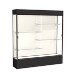 Ghent Spirit Floor Display Case Lighted, Aluminum Frame, 80