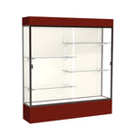 Ghent Spirit Floor Display Case Lighted, Aluminum Frame, 80