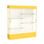 Ghent Spirit Floor Display Case Lighted, Aluminum Frame, 80