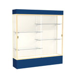 Ghent Spirit Floor Display Case Lighted, Aluminum Frame, 80
