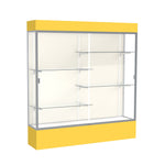 Ghent Spirit Floor Display Case Lighted, Aluminum Frame, 80
