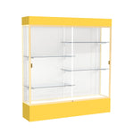 Ghent Spirit Floor Display Case Lighted, Aluminum Frame, 80