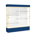 Ghent Spirit Floor Display Case Lighted, Aluminum Frame, 80