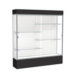 Ghent Spirit Floor Display Case Lighted, Aluminum Frame, 80