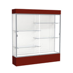 Ghent Spirit Floor Display Case Lighted, Aluminum Frame, 80