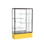 Ghent Spirit Floor Display Case, Unlighted, Aluminum Frame, 72