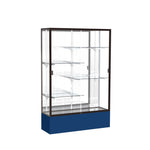Ghent Spirit Floor Display Case, Unlighted, Aluminum Frame, 72