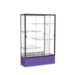 Ghent Spirit Floor Display Case, Unlighted, Aluminum Frame, 72
