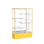 Ghent Spirit Floor Display Case, Unlighted, Aluminum Frame, 72