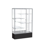 Ghent Spirit Floor Display Case, Unlighted, Aluminum Frame, 72