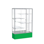 Ghent Spirit Floor Display Case, Unlighted, Aluminum Frame, 72