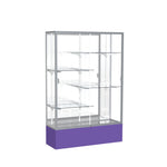 Ghent Spirit Floor Display Case, Unlighted, Aluminum Frame, 72