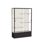 Ghent Spirit Floor Display Case, Unlighted, Aluminum Frame, 72
